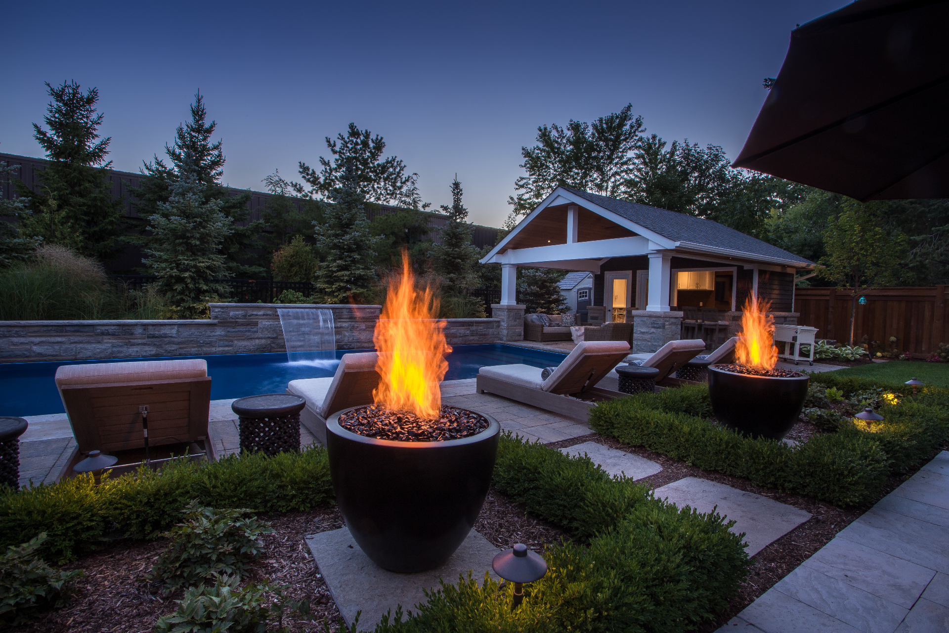 Spa Living — WATER AND FIRE FEATURES